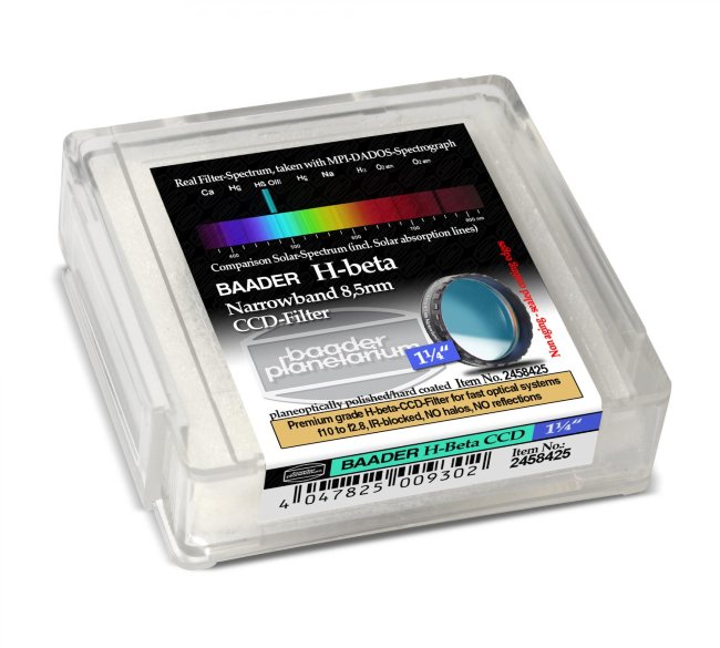 Фильтр Baader Planetarium H-Beta Filter 8.5nm, 1,25" Фильтр Baader Planetarium H-Beta Filter 8.5nm, 1,25"