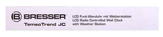 Метеостанция (настенные часы) Bresser TemeoTrend JC LCD с радиоуправлением, серебристая Метеостанция (настенные часы) Bresser TemeoTrend JC LCD с радиоуправлением, серебристая