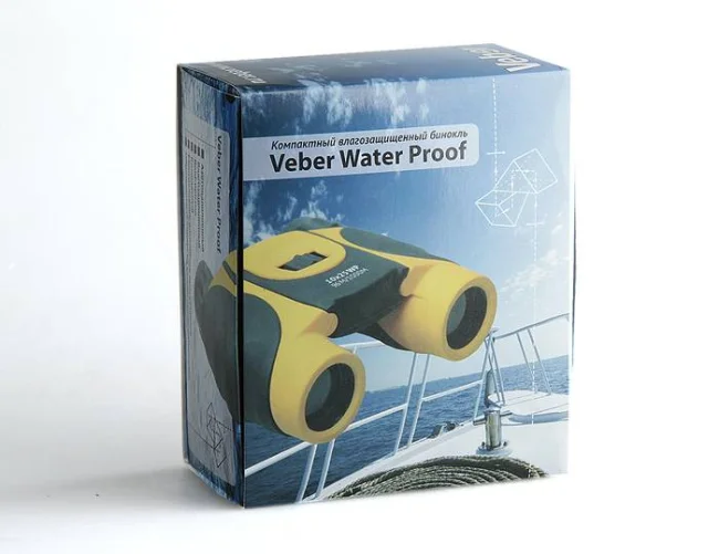Бинокль Veber WP 10x25 черный Бинокль Veber WP 10x25 черный