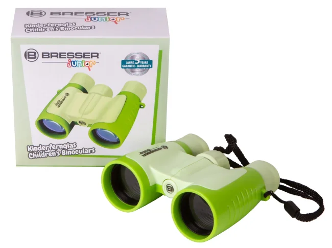 Бинокль детский Bresser Junior 3x30, зеленый