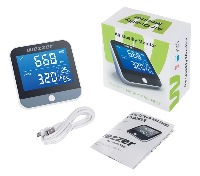 Монитор качества воздуха Levenhuk Wezzer Air PRO DM30 Монитор качества воздуха Levenhuk Wezzer Air PRO DM30