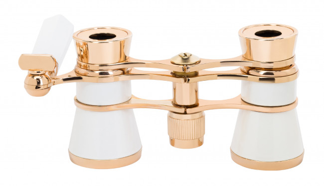 Театральный бинокль-лорнет Levenhuk Broadway 325E, белый Театральный бинокль-лорнет Levenhuk Broadway 325E, белый