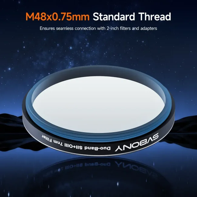 Фильтр SVBONY Dual-Band SII OIII 7nm, 2"