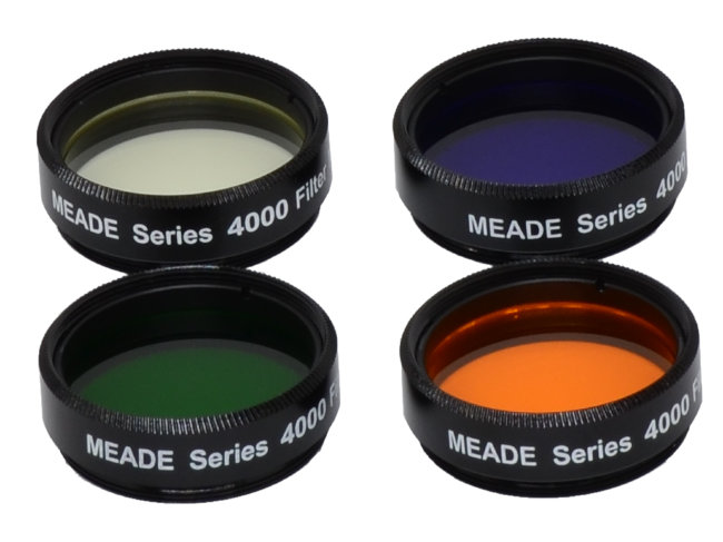 Набор цветных фильтров Meade №3 (8, 21A, 38A, 56)
