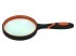 Лупа ручная круглая 2.5х-100мм (резиновая двуцветная ручка) Kromatech