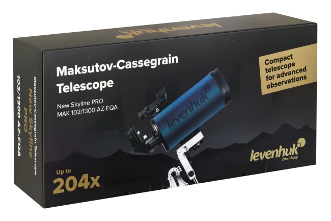 Телескоп Levenhuk New Skyline PRO MAK 102/1300 AZ-EQA Телескоп Levenhuk New Skyline PRO MAK 102/1300 AZ-EQA