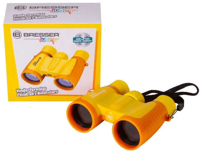 Бинокль детский Bresser Junior 3x30, желтый Бинокль детский Bresser Junior 3x30, желтый