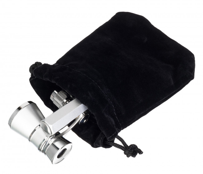 Театральный бинокль-лорнет Levenhuk Broadway 325E, серебристый Театральный бинокль-лорнет Levenhuk Broadway 325E, серебристый