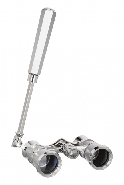 Театральный бинокль-лорнет Levenhuk Broadway 325E, серебристый Театральный бинокль-лорнет Levenhuk Broadway 325E, серебристый
