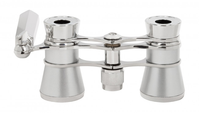 Театральный бинокль-лорнет Levenhuk Broadway 325E, серебристый Театральный бинокль-лорнет Levenhuk Broadway 325E, серебристый