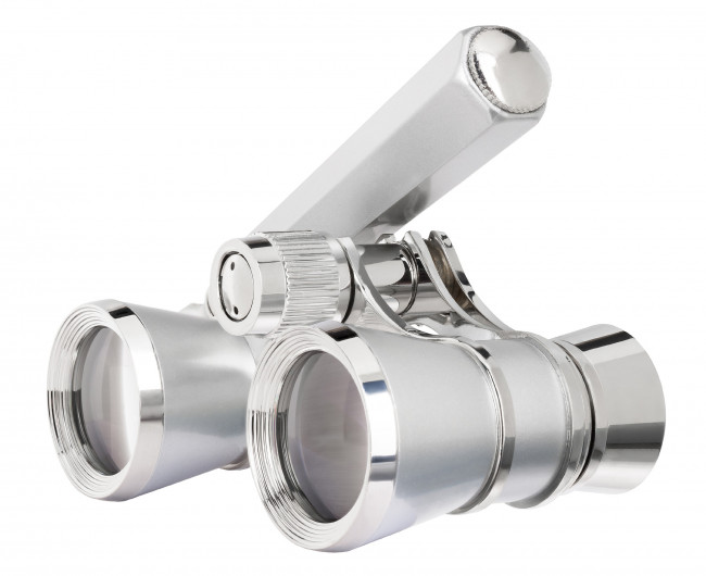 Театральный бинокль-лорнет Levenhuk Broadway 325E, серебристый Театральный бинокль-лорнет Levenhuk Broadway 325E, серебристый