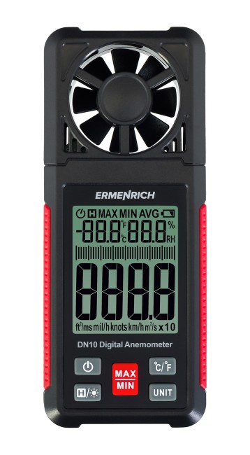 Цифровой анемометр Ermenrich Seek DN10 Цифровой анемометр Ermenrich Seek DN10