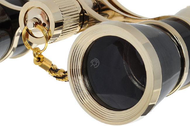 Бинокль театральный Eschenbach Glamour 3х25 Black, с цепочкой