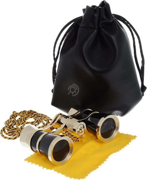 Бинокль театральный Eschenbach Glamour 3х25 Black, с цепочкой