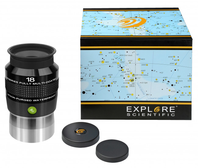 Окуляр Explore Scientific 82 гр Ar 18 мм, 2" Окуляр Explore Scientific 82 гр Ar 18 мм, 2"