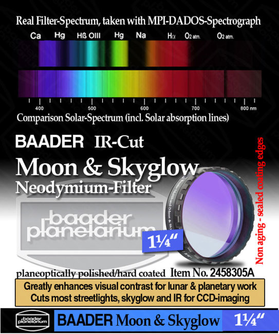 Фильтр Baader Planetarium Moon & Skyglow, 1,25" Фильтр Baader Planetarium Moon & Skyglow, 1,25"