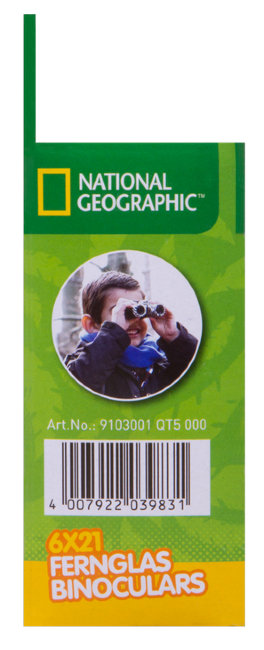 Бинокль детский Bresser National Geographic 6x21 «Зебра» Бинокль детский Bresser National Geographic 6x21 «Зебра»