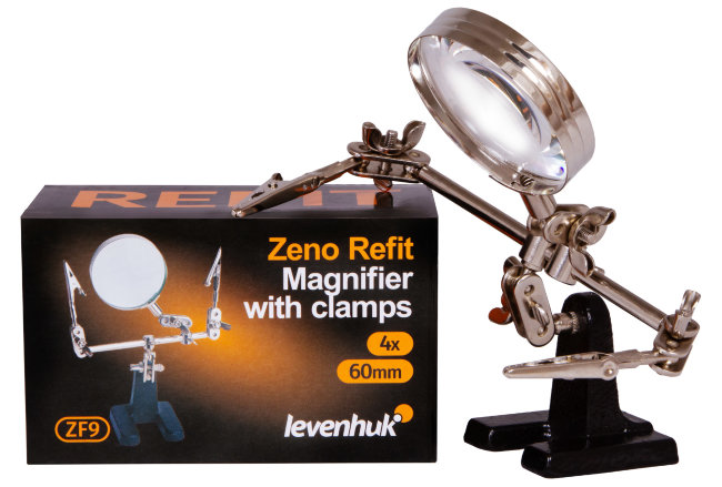 Лупа штативная Levenhuk Zeno Refit ZF9 Лупа штативная Levenhuk Zeno Refit ZF9