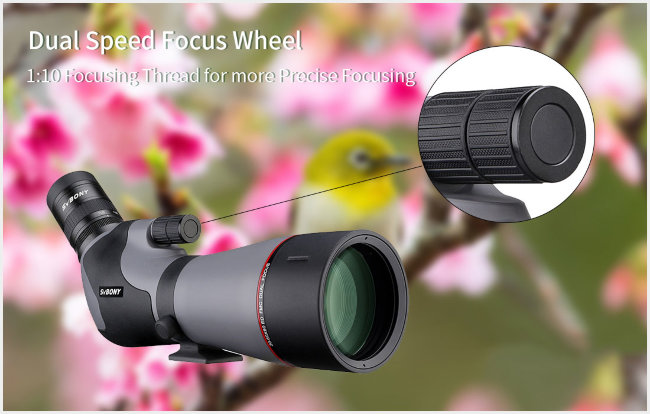 Зрительная труба SVBONY 20-60x80 ED с призмой 45 гр. (SV46P) Зрительная труба SVBONY 20-60x80 ED с призмой 45 гр. (SV46P)