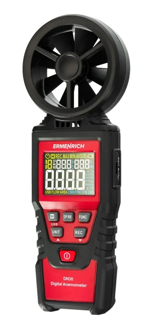 Цифровой анемометр Ermenrich Seek DN30 Цифровой анемометр Ermenrich Seek DN30