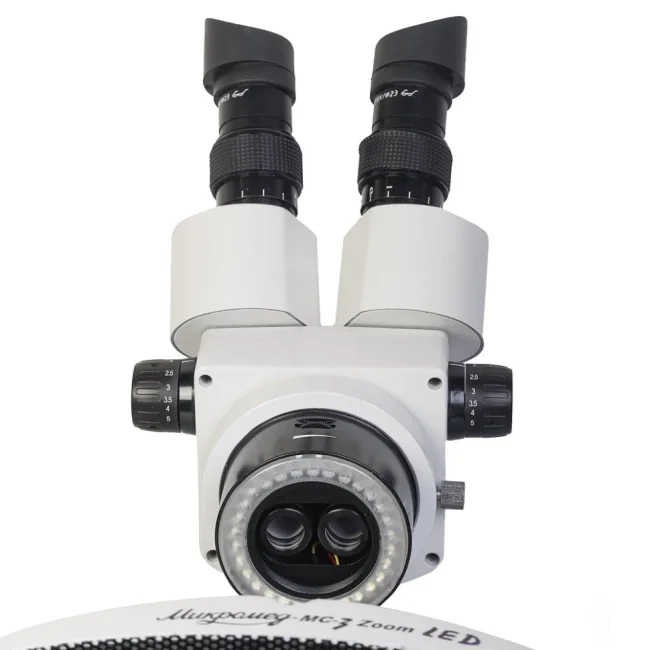 Микроскоп стерео Микромед МС-3-ZOOM LED