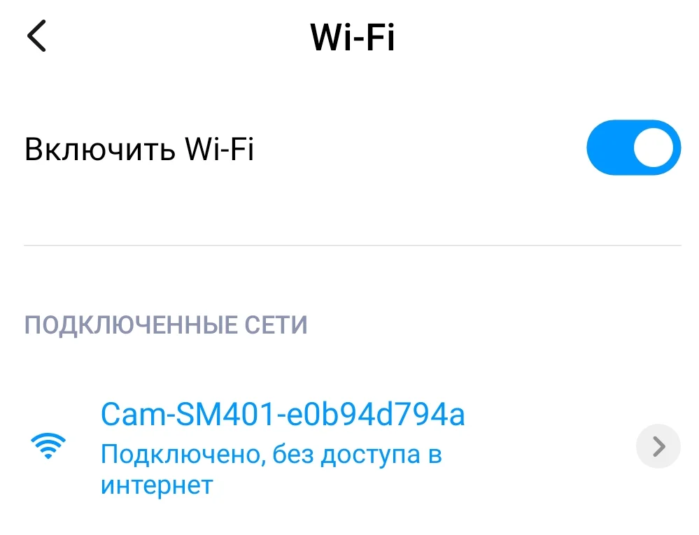 Подключенная сеть