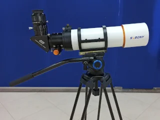 Телескоп SVBONY SV48P на штативе CinemaPRO VT-1800H