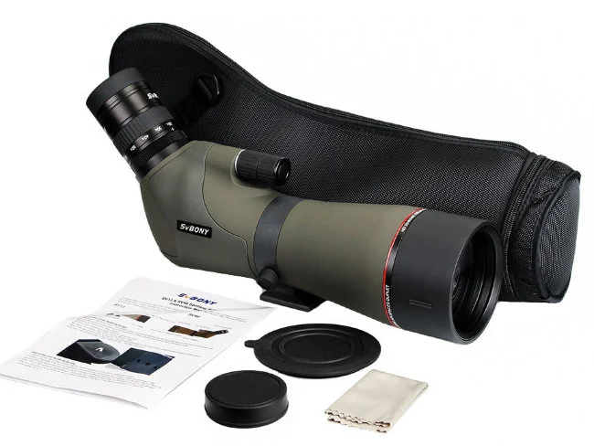 Зрительная труба SVBONY 20-60x80 с призмой 45 гр.