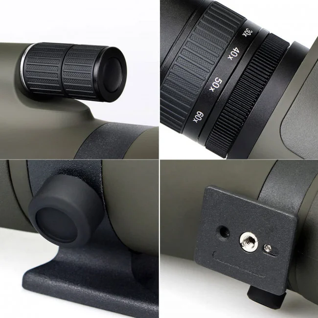 Зрительная труба SVBONY 20-60x80 с призмой 45 гр.