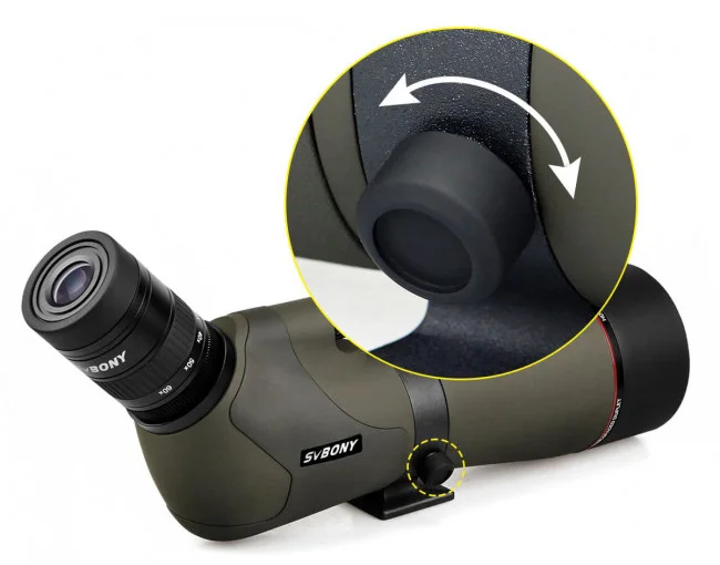 Зрительная труба SVBONY 20-60x80 с призмой 45 гр.