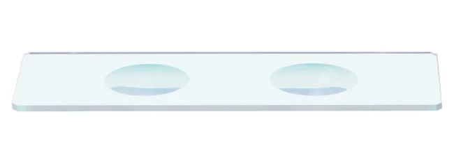 Стекла предметные с двумя лунками Levenhuk G50 2H, 50 шт. Стекла предметные с двумя лунками Levenhuk G50 2H, 50 шт.