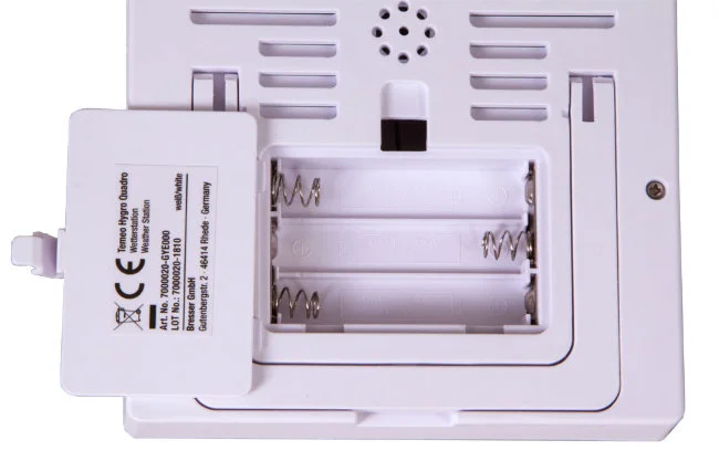 Метеостанция Bresser Temeo Hygro Quadro, белая