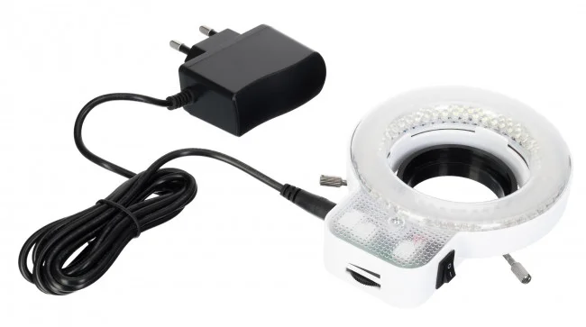 Осветитель кольцевой Levenhuk LED 144, с адаптером и резьбой