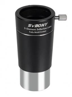 Линза Барлоу SVBONY 3х трёхэлементная, 1,25", SV213