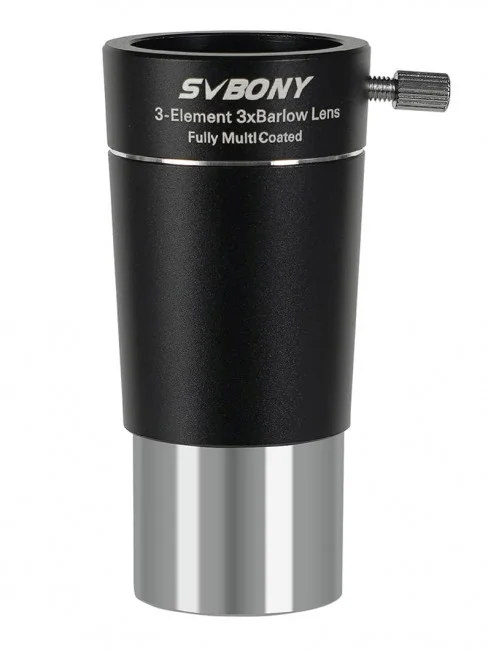 Линза Барлоу SVBONY 3х трёхэлементная, 1,25", SV213 Линза Барлоу SVBONY 3х трёхэлементная, 1,25", SV213