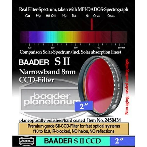 Фильтр Baader Planetarium S-II 8nm, 2" Фильтр Baader Planetarium S-II 8nm, 2"