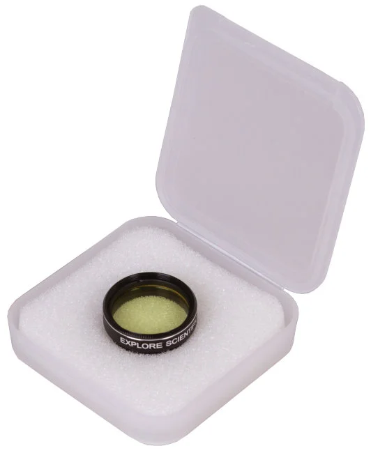 Светофильтр Explore Scientific светло-желтый №8, 1,25" Светофильтр Explore Scientific светло-желтый №8, 1,25"