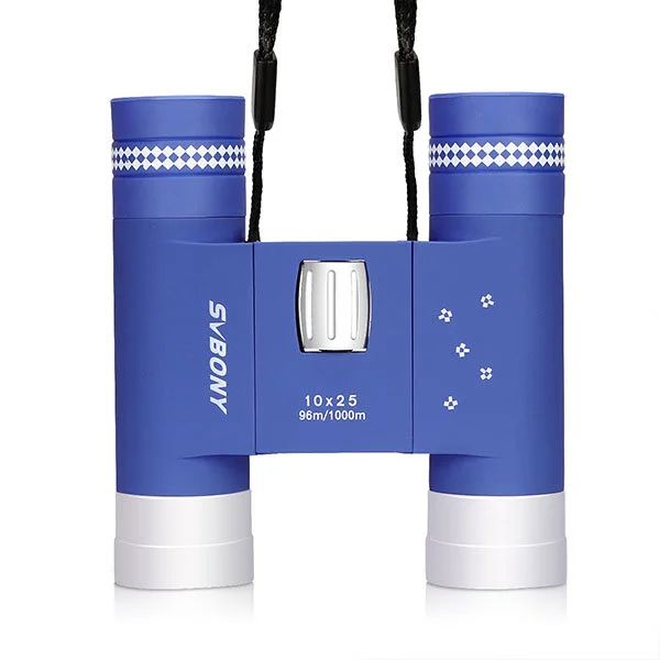 Бинокль детский SVBONY 10x25 голубой