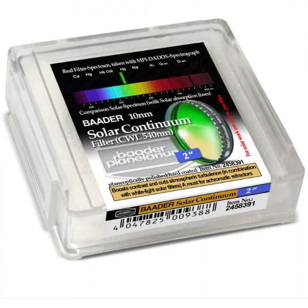 Фильтр Baader Planetarium Solar Continuum, 2"