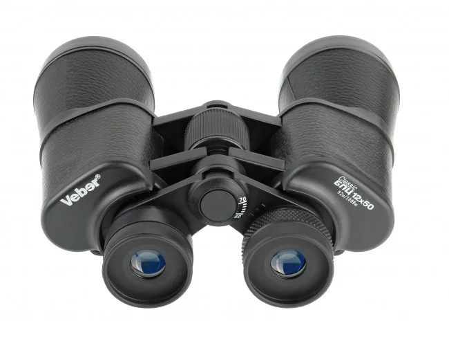 Бинокль Veber Classic БПЦ 12x50 VL черный, кожа
