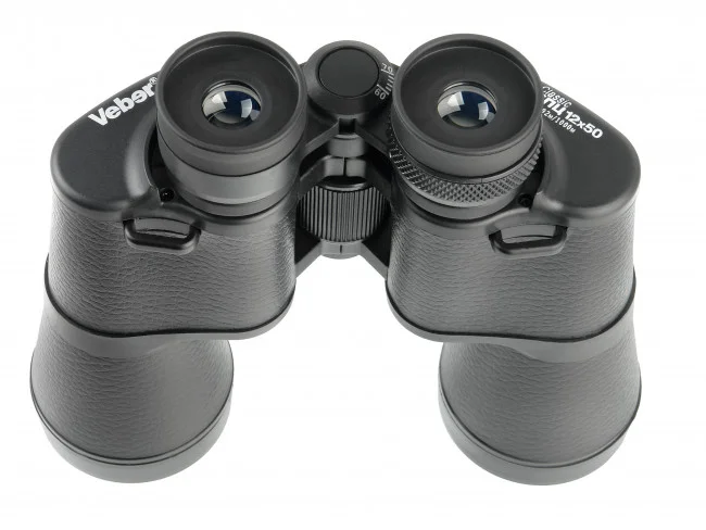 Бинокль Veber Classic БПЦ 12x50 VL черный, кожа