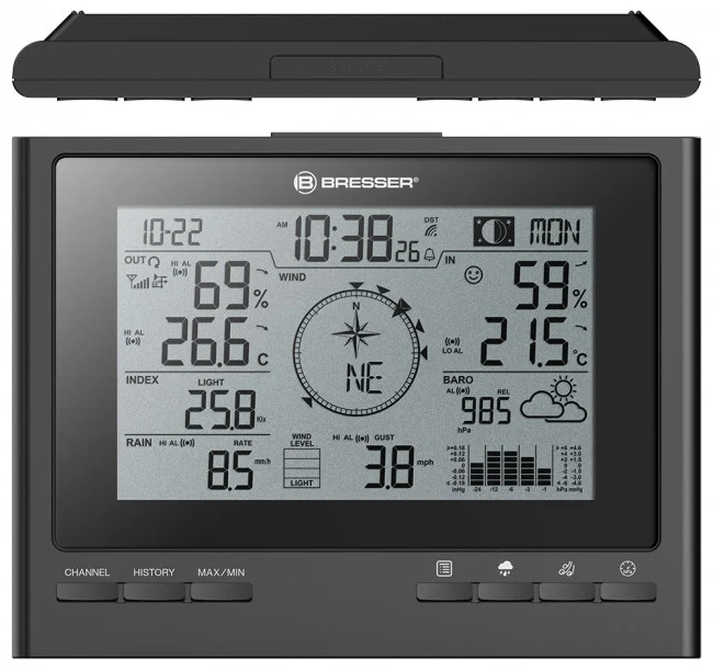 Метеостанция Bresser «7 в 1» ClimateScout Exclusive, черная