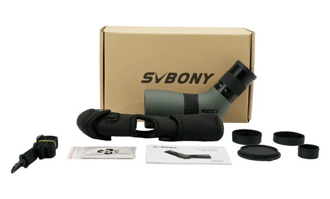 Зрительная труба SVBONY 9-27x56 ED с призмой 45 гр. (SV410)