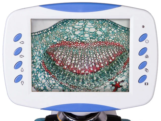 Микроскоп цифровой Levenhuk D90L LCD, монокулярный