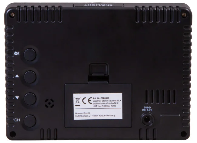 Метеостанция Bresser Thermo Hygro Quadro NLX с тремя датчиками Метеостанция Bresser Thermo Hygro Quadro NLX с тремя датчиками