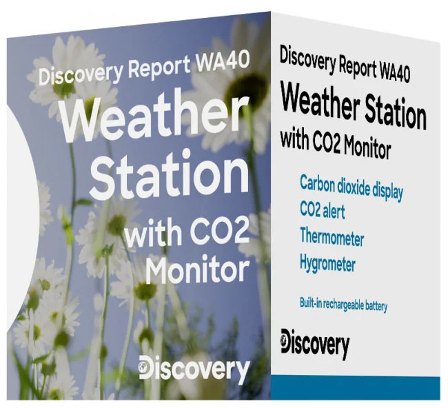 Детектор углекислого газа Discovery Report WA40