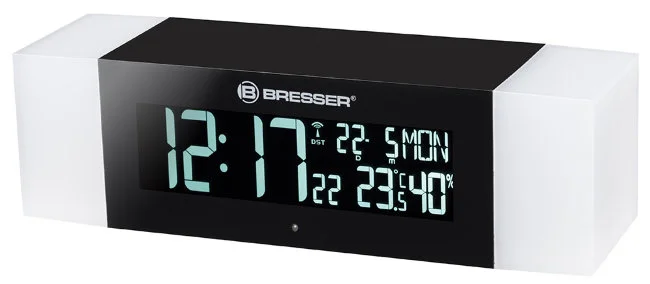 Радио с будильником и термометром Bresser MyTime Sunrise Bluetooth, черное Радио с будильником и термометром Bresser MyTime Sunrise Bluetooth, черное