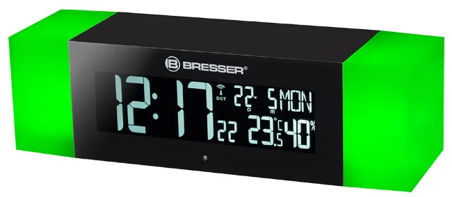 Радио с будильником и термометром Bresser MyTime Sunrise Bluetooth, черное Радио с будильником и термометром Bresser MyTime Sunrise Bluetooth, черное