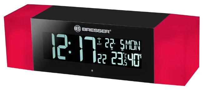 Радио с будильником и термометром Bresser MyTime Sunrise Bluetooth, черное Радио с будильником и термометром Bresser MyTime Sunrise Bluetooth, черное