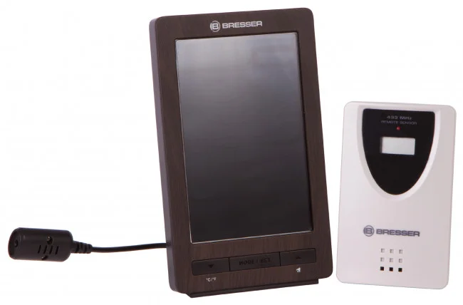 Метеостанция Bresser ClimaTemp WS с цветным дисплеем, в корпусе под дерево Метеостанция Bresser ClimaTemp WS с цветным дисплеем, в корпусе под дерево